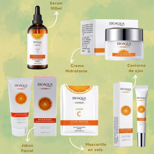 Kit Vitamina C Bioaqua X5n3