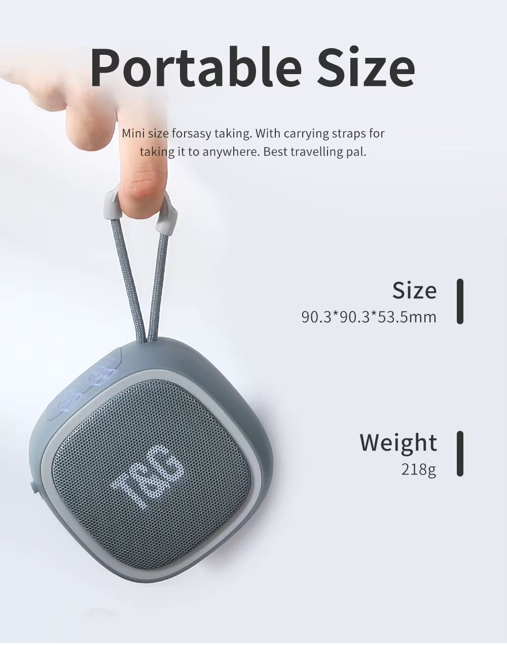 Parlante T&G 659 Bluetooth 5.3