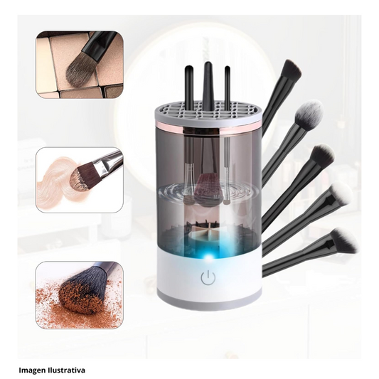 Limpiador Automatico Brochas Maquillaje