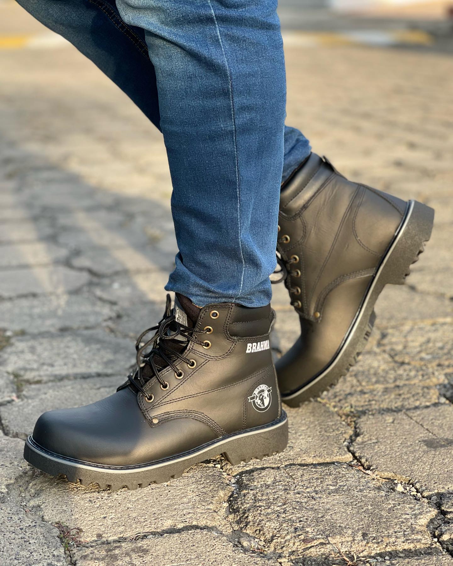 👢 BOTA BRAHMA CLÁSICA DE CUERO ORIGINAL