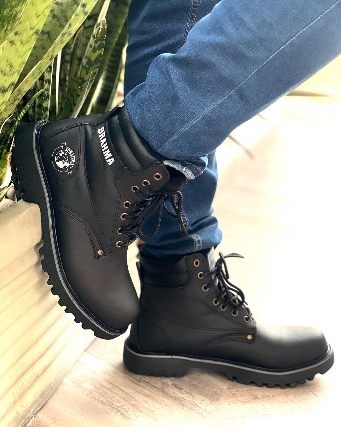 👢 BOTA BRAHMA CLÁSICA DE CUERO ORIGINAL