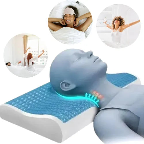 2 Almohadas Memory Gel Duo Ortopédicas