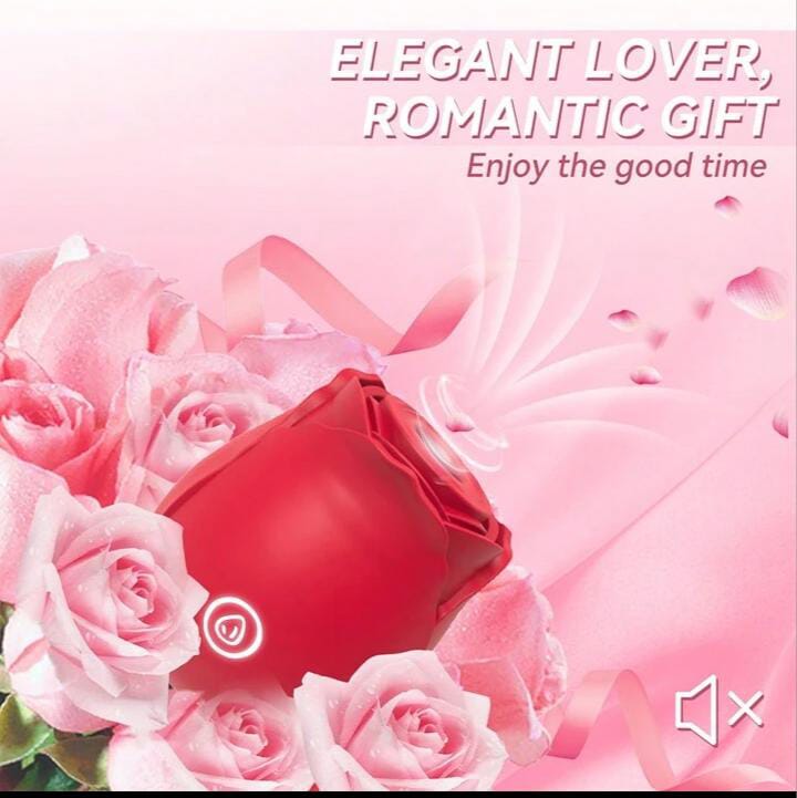 Vibrador succionador en Forma De Rosa 🌹