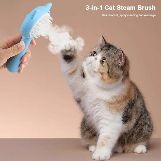 Cepillo recargable A Vapor para mascotas