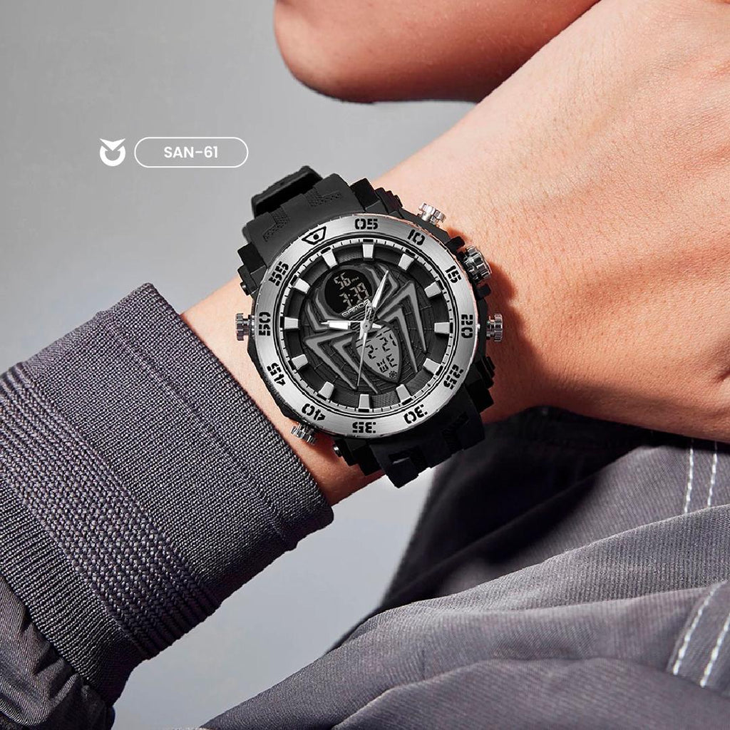 Reloj Sanda 6111 Deportivo Hombre Spider